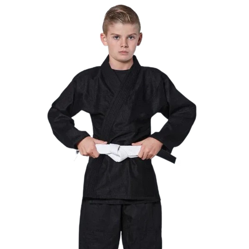 Kimono Jiu Jitsu judô infantil trançado reforçado