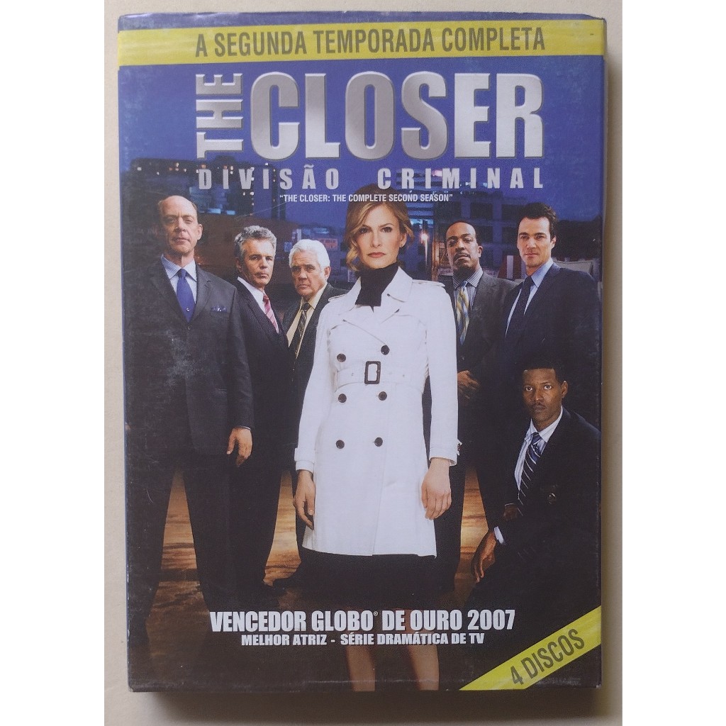 DVD THE CLOSER DIVISÃO CRIMINAL SEGUNDA TEMPORADA ORIGINAL