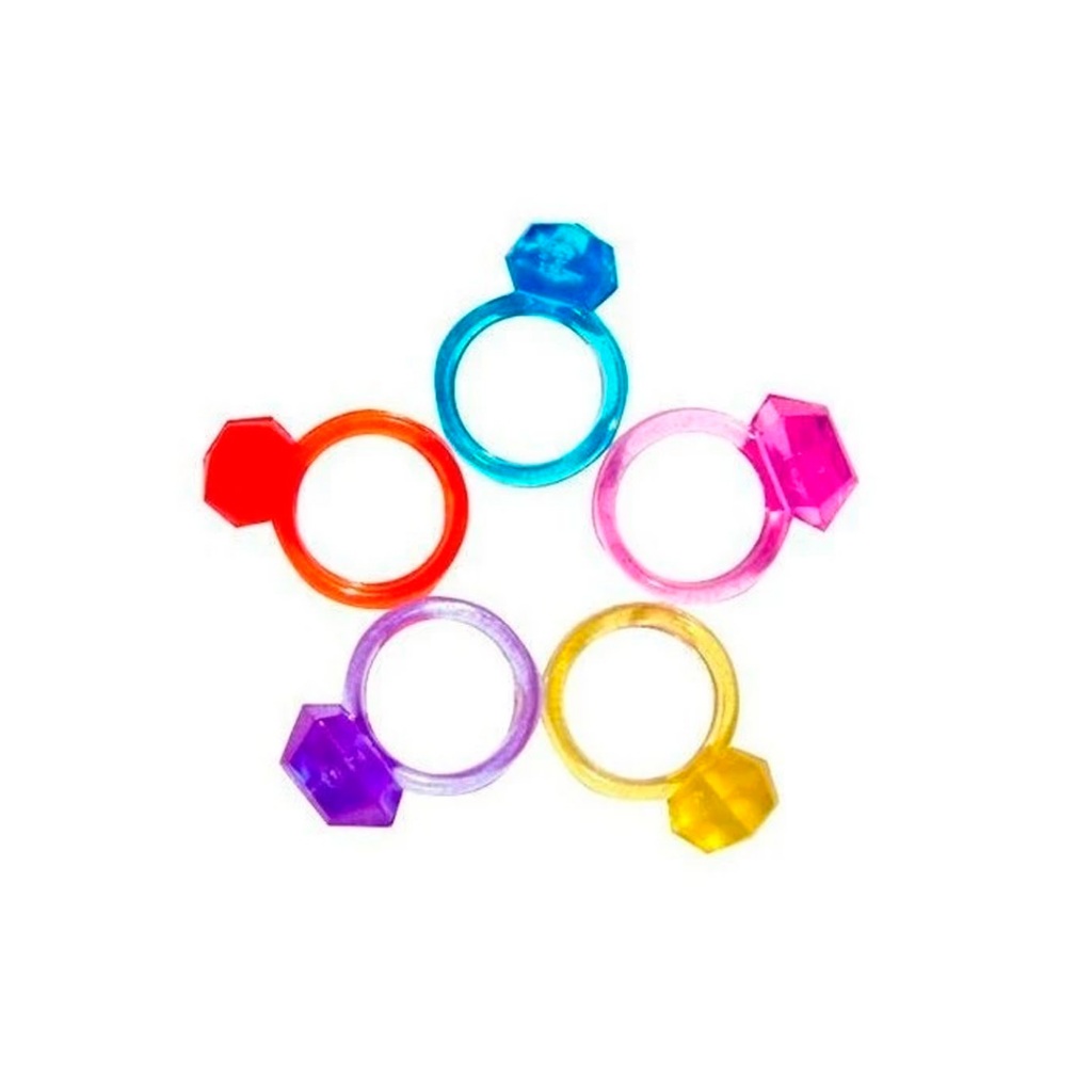 200 Anel Mini Brinquedo p/ Lembrancinha Infantil Festa Aniversário Atacado Barato Oferta Sacolinha