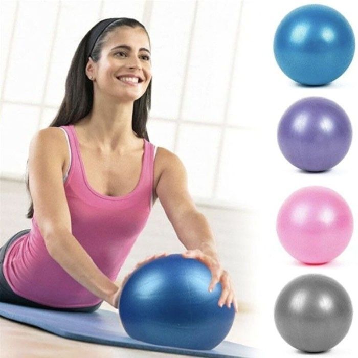 Kit 10 Mini Bola 25cm De PVC Exercício Yoga Pilates Ginastica Fisioterapia atacado