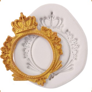 Molde de Silicone Moldura 7,5 x 7,0 cm Pasta Americana Biscuit Resina em Oferta na Shopee