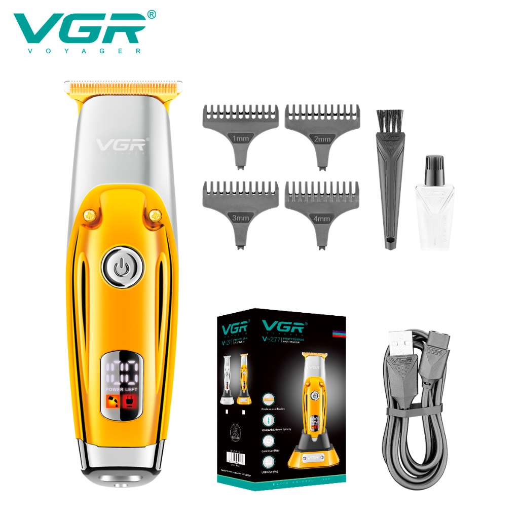 Cortador De Cabelo Profissional Vgr Oi Vida Oiv-277 4 Pentes
