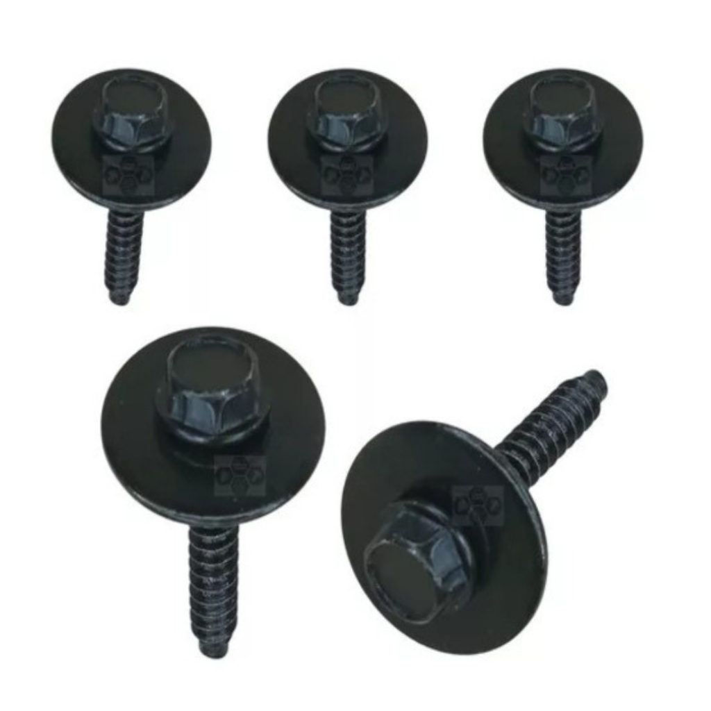 10 Parafuso Farol Para-choque Chevrolet Onix/Spin/Prisma