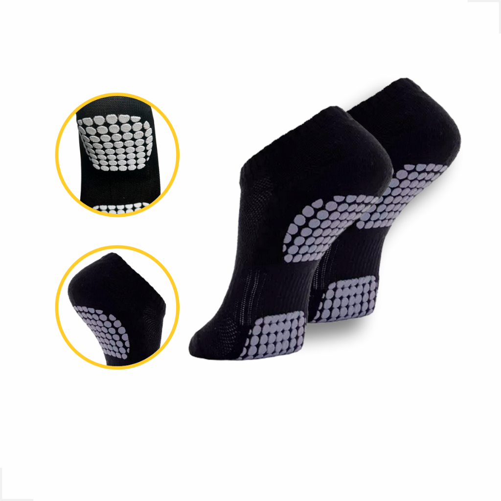 Imagem Meia Antiderrapante Hidroginástica Juvenil Adulto 34 39 e 39 42 Unissex Pilates Yoga Antiaderente Idoso Piscina Chão