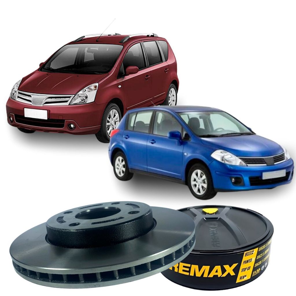 Kit Disco Freio Dianteiro Ventilado Grand Livina Tiida