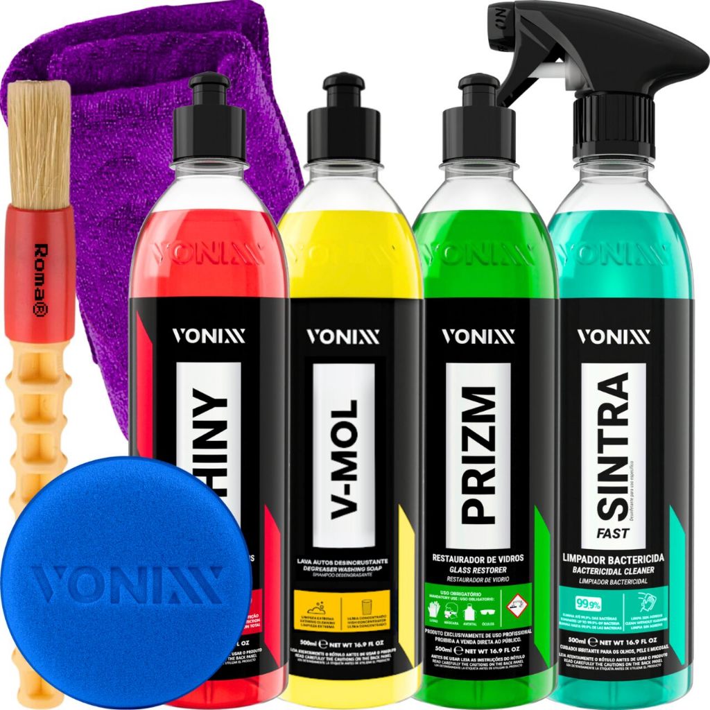 Limpeza Automotiva Sintra Prizm V-Mol Shiny 500ml Vonixx em Oferta na Shopee