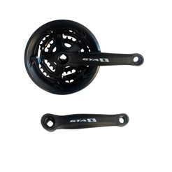Pedivela Triplo 24/34/42d Com Braço De Aço 170mm Gta