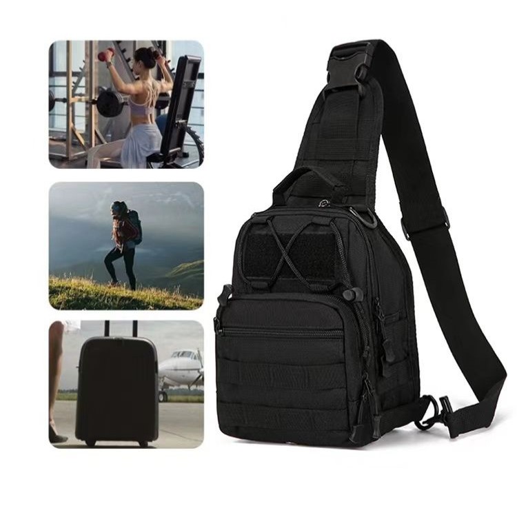 Bolsa Tática Transversal Impermeável Peito E Ombro Masculina Feminina Sling Sport M101 LING em Oferta na Shopee