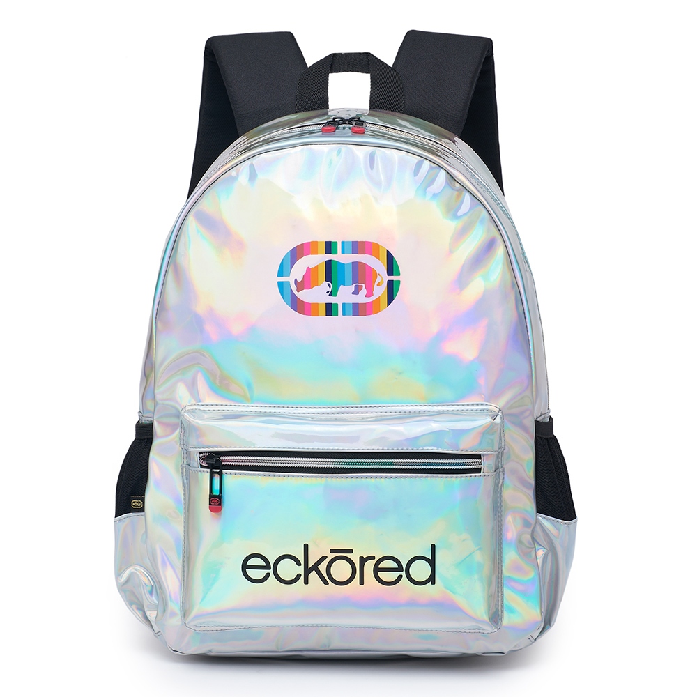 Mochila Feminina Reforçada Ecko Holográfica Moderna em Oferta na Shopee
