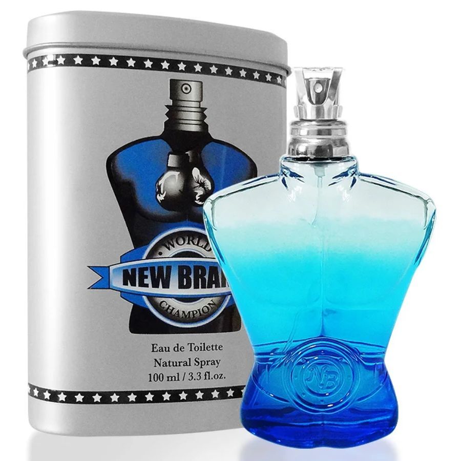 Perfume New Brand World Champion Blue for Men 100ml - Selo Adipec