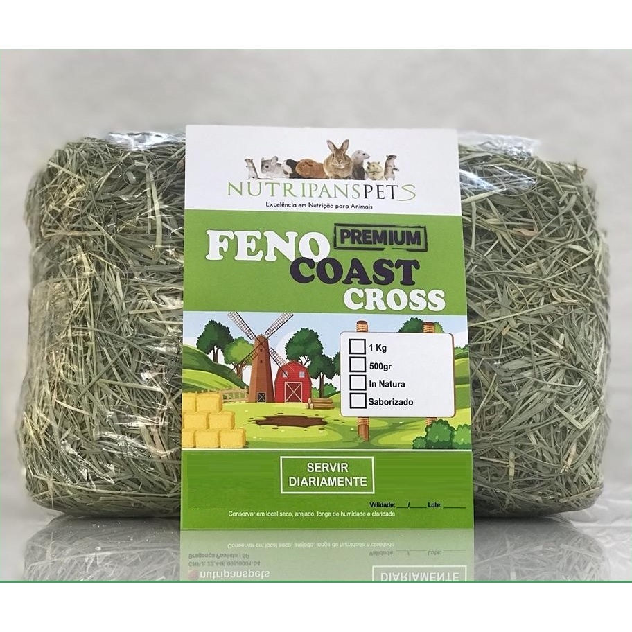 500gr  x 15 und de Feno In Natura Coast Cross Premium NutripansPets