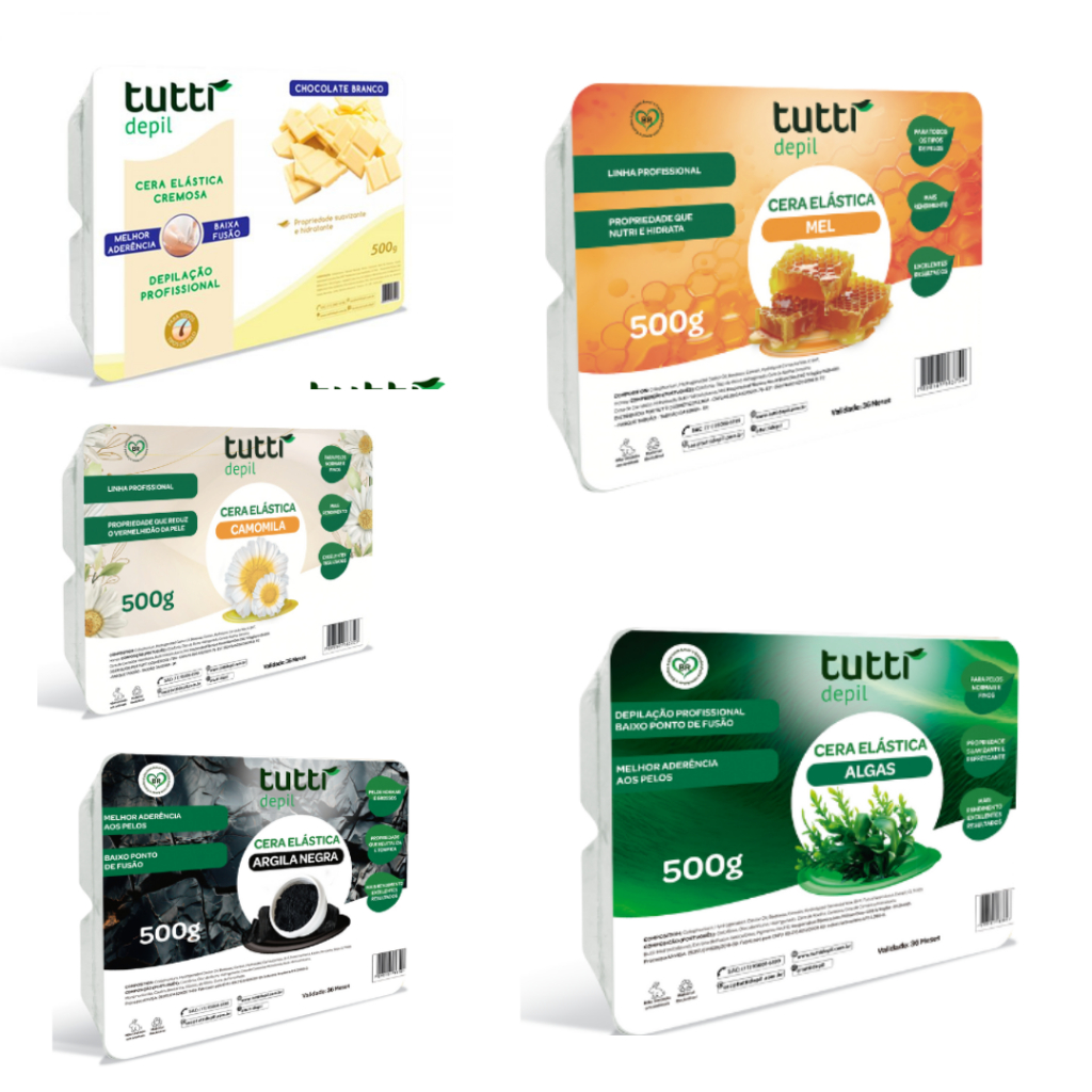 Cera Quente Elástica Tutti Depil 500g