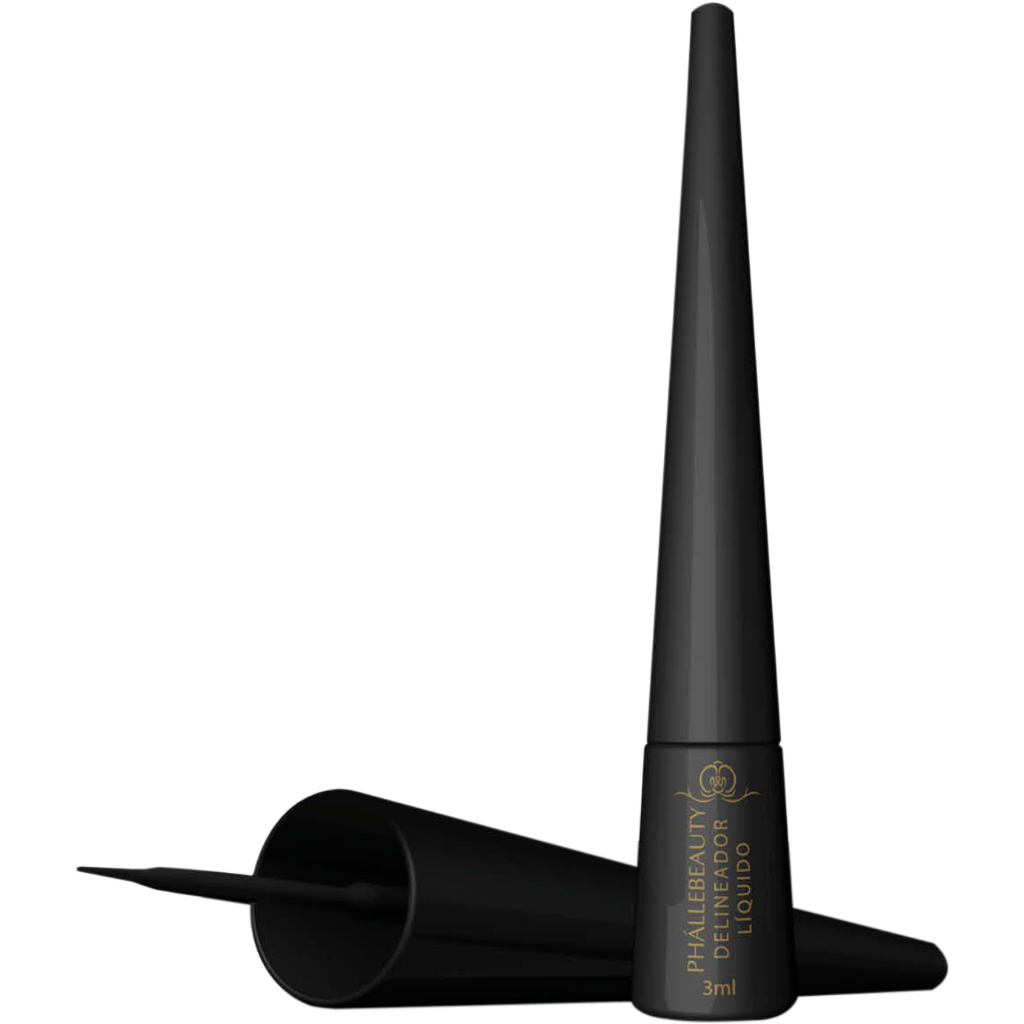 Delineador  Líquido  Preto  PhálleBeauty  PH -0303 - Beauty