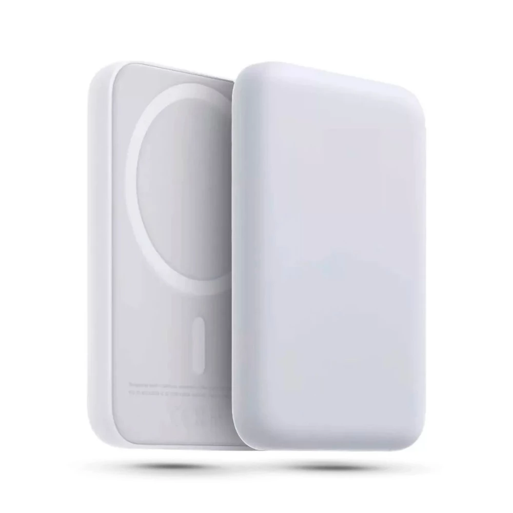 Carregador Portátil 5000mah Sem fio Para iPhone Indução Magsafe Bateria Carga