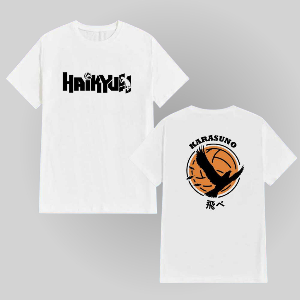 Camiseta Haikyuu | Uniforme dos Times | Karasuno, Aoba Johsai, Shiratorizawa, Nekoma [Unissex]