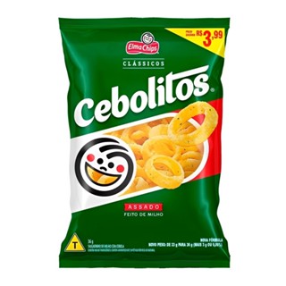 Salgadinho Cebolitos 33g Elma Chips em Oferta na Shopee