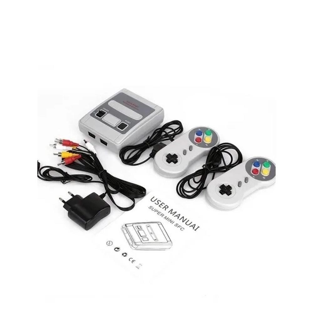 Video Game Classic Super Nin - tendo Mini SNES 2 Controles 8 Bits 620 Jogos Original