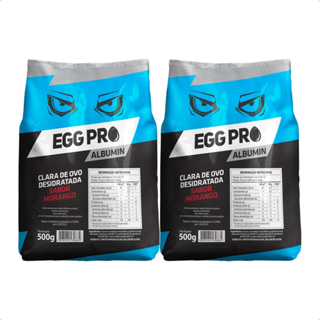 Kit 2 Unid Albumina Desidratada Morango Para Atletas Ganho de Massa Proteína Pura em Oferta na Shopee