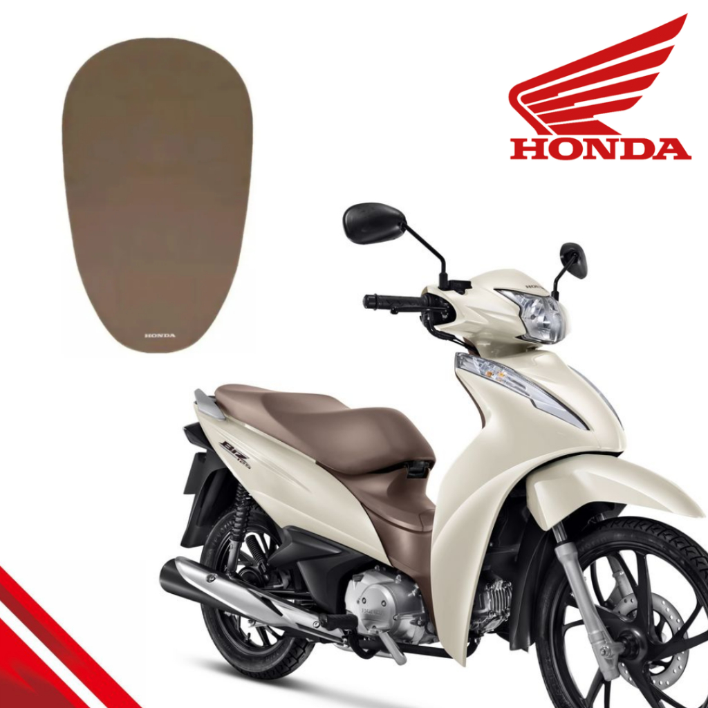 Capa do Banco Biz 125 Biz 100 Cor Caramelo em Oferta na Shopee