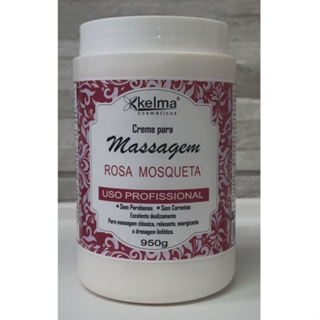 Creme para Massagem Rosa Mosqueta - Kelma 950g em Oferta na Shopee