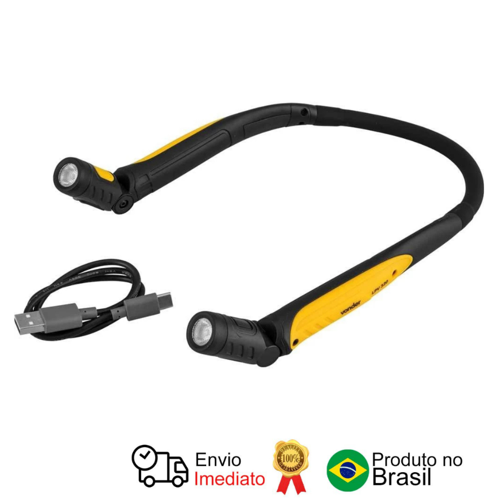 Lanterna Recarregável Led Para Pescoço Lpv 320 Vonder em Oferta na Shopee