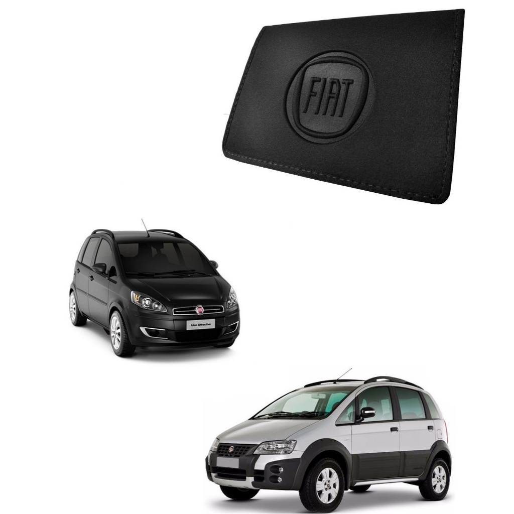 Case Rígido Capa Porta Manual P/ Carros Fiat Idea 2004/2018