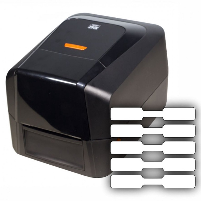 Etiqueta Adesiva para Jóia Bijuteria Fix 10x65 mm em Filme BOPP Uso Manual ou Impressoras Térmicas Rolo C/500 Etiquetas em Oferta na Shopee