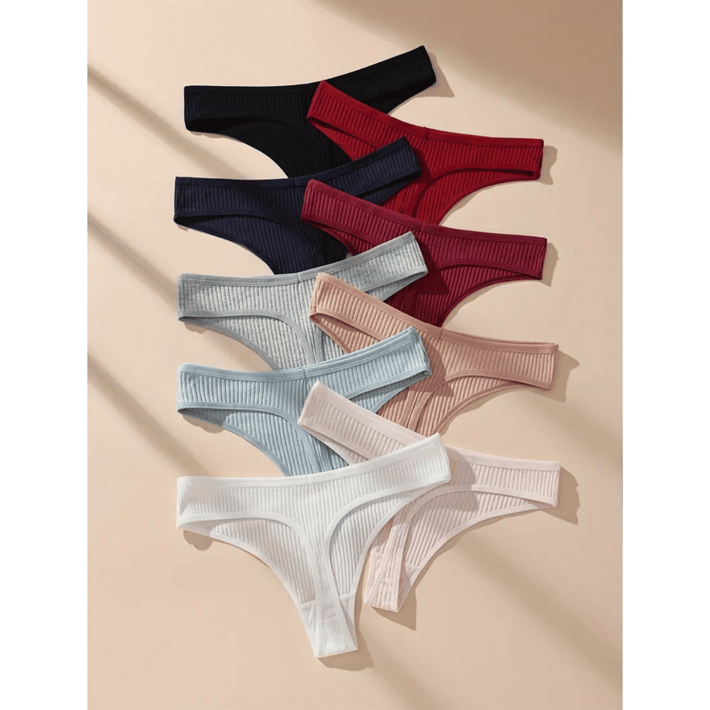 Kit de 5 Calcinha Fio Feminina Confortável em Oferta na Shopee