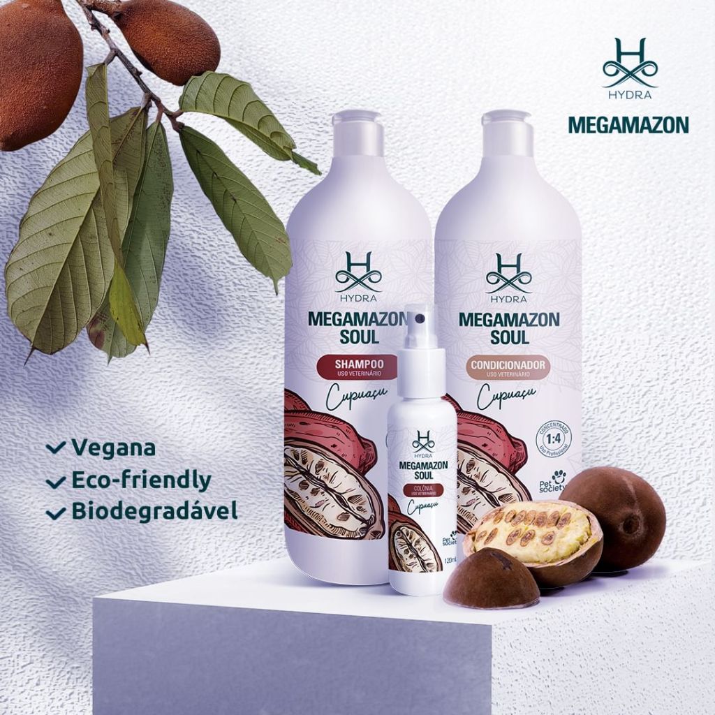 Colônia Pet Cachorro Gato Hydra Megamazon Soul Cupuaçu 120mL