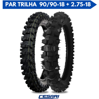 Par Pneu Cg 125 150 160 Ybr Trilha 2,75-18 + 90/90-18 em Oferta na Shopee