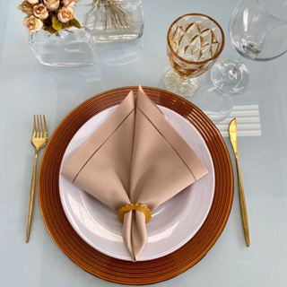 6un Guardanapos Mesa Posta Decorativo Oxford 40x40 Premium em Oferta na Shopee