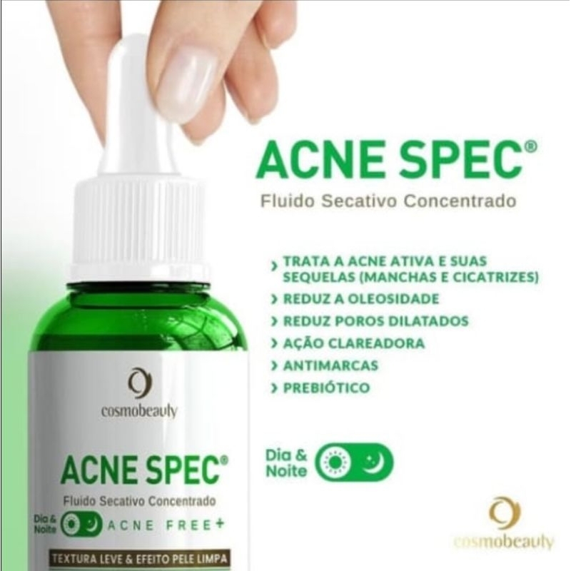 Acne Spec Fluído Secativo Concentrado - Cosmobeauty