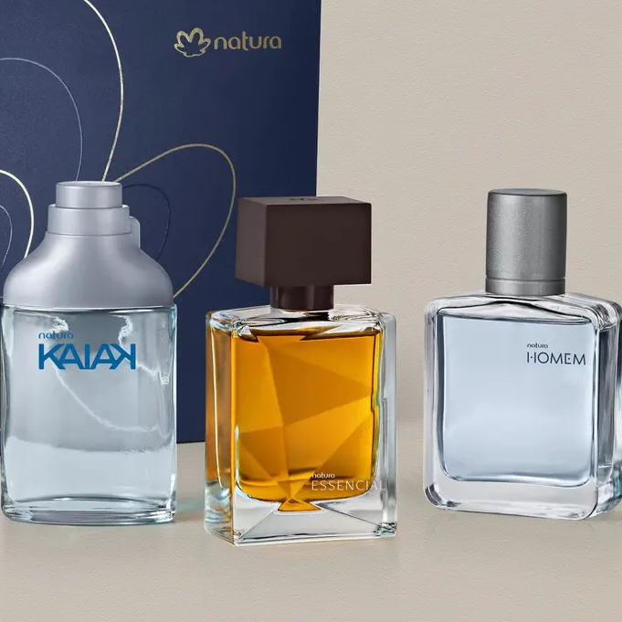 Perfume Natura Miniaturas 25ML HOMEM/KAIAK/ESSENCIAL/BIOGRAFIA/LUNA/KRISKA/HUMOR