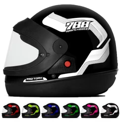 CAPACETE PRO TORK FECHADO ESTILO SAN MARINO AUTOMATICO SELO INMETRO