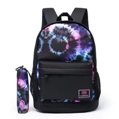 Kit Mochila Ecko 2 em 1 Feminina Espaçosa Estojo Reforçado Escolar Faculdade