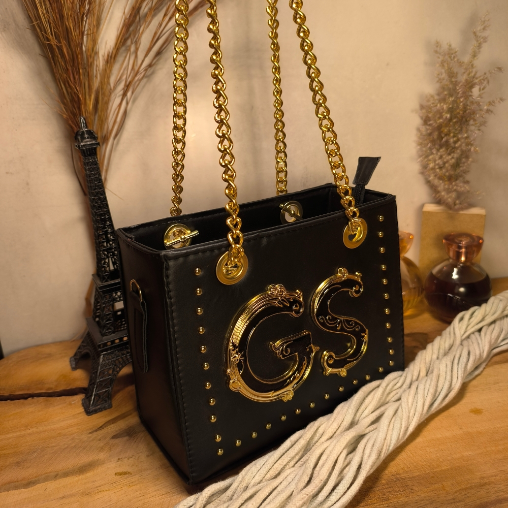 Bolsa Pequena Feminina Quadrada Ckloe Linha Premium, Corrente, Alça Transversal e Ombro Chique Luxo