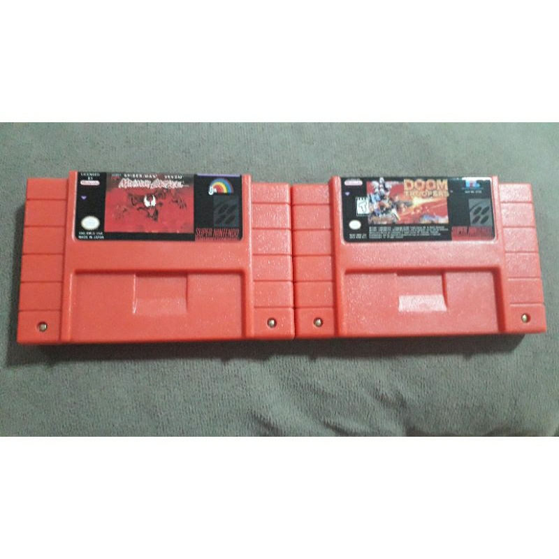Spider man Maximum Carnage + Doom Troopers p/ Super Nintendo Aproveite!