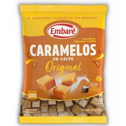 Balas Caramelo De Leite 660g - Embaré