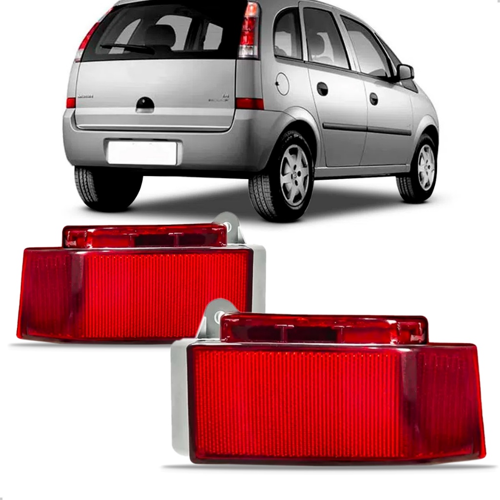 Lanterna Refletiva Meriva 2010 a 2012 Com Luz Neblina em Oferta na Shopee