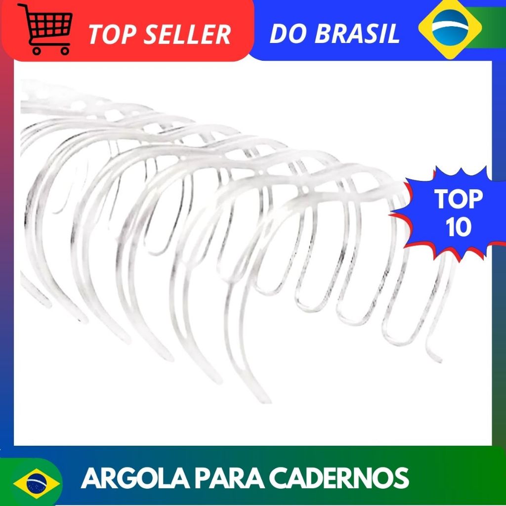 Wire-o 3/4" Branco (10UN)