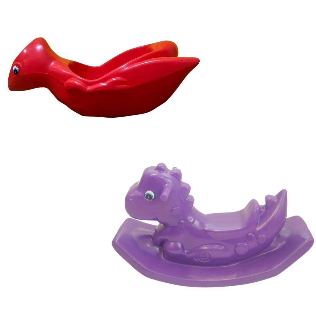 Playground Dino - Balanço e Gangorra para Crianças se Divertirem