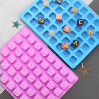 Molde Silicone Bandeja Letra Alfabeto 2,2cm Sabonete Vela em Oferta na Shopee