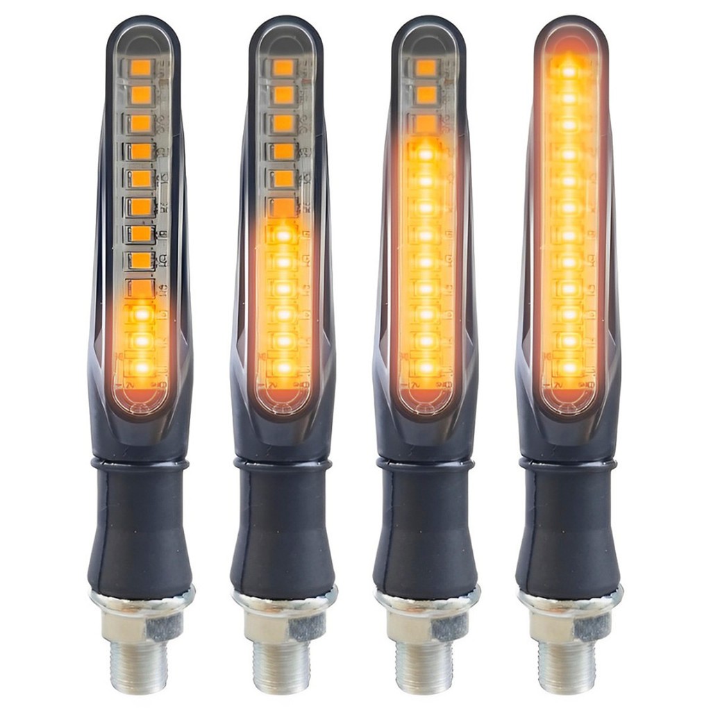 Kit 4 Pisca Seta Led Palito Sequencial Esportivo Hornet Fazer Cb300 Xj6 Xre300 Cg Titan Fan Bros Factor