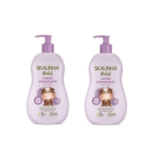 Kit c/2 un Loção Hidratante Skalinha Bebê Lavanda 200ml