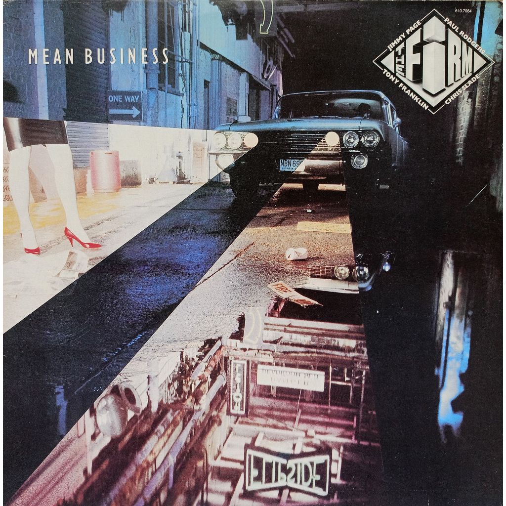 Lp The Firm - Mean Business - 1986 Jimmy Page - Paul Rodgers