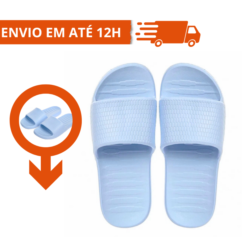 Chinelo Nuvem Ergonômico Unissex Slide Flexível Conforto
