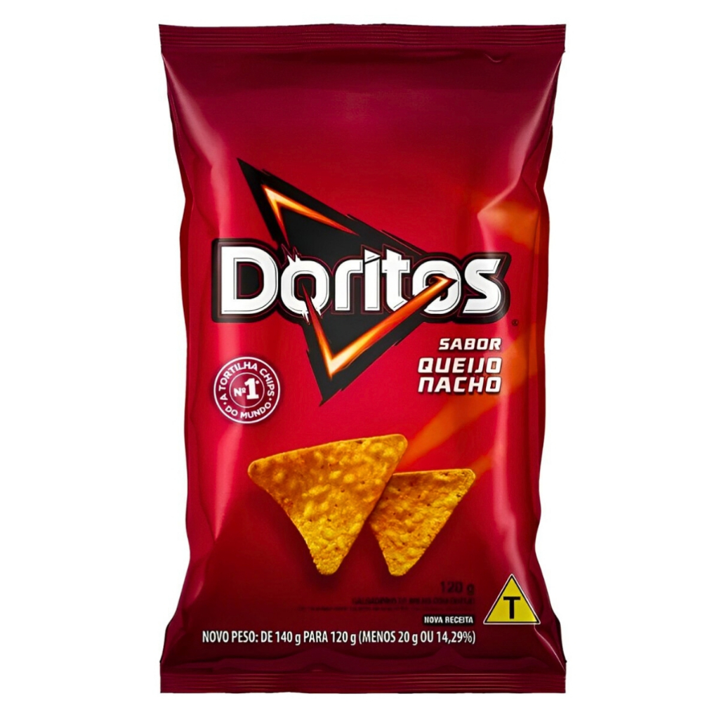 Salgadinho Doritos Queijo Nacho 120g Elma Chips em Oferta na Shopee