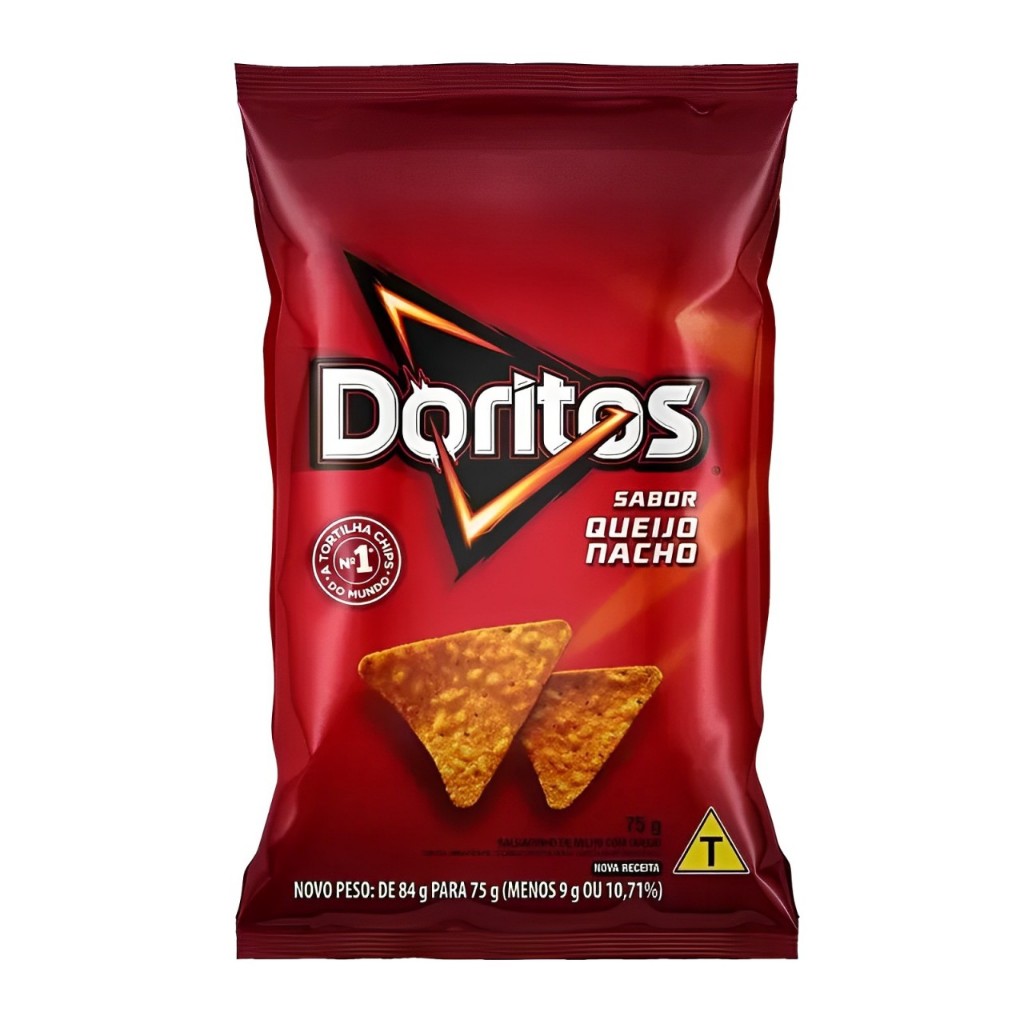 Salgadinho Doritos Queijo Nacho 75g Elma Chips em Oferta na Shopee