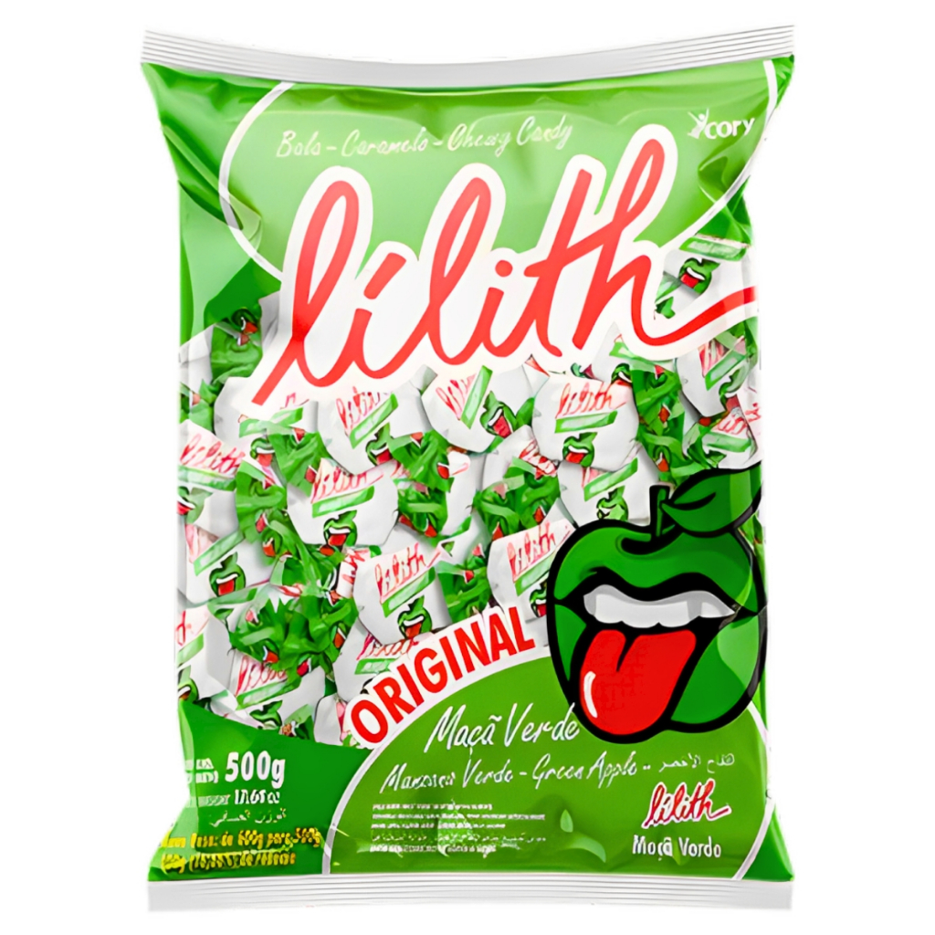 Balas Mastigáveis Maçã Verde Lilith 500g Cory