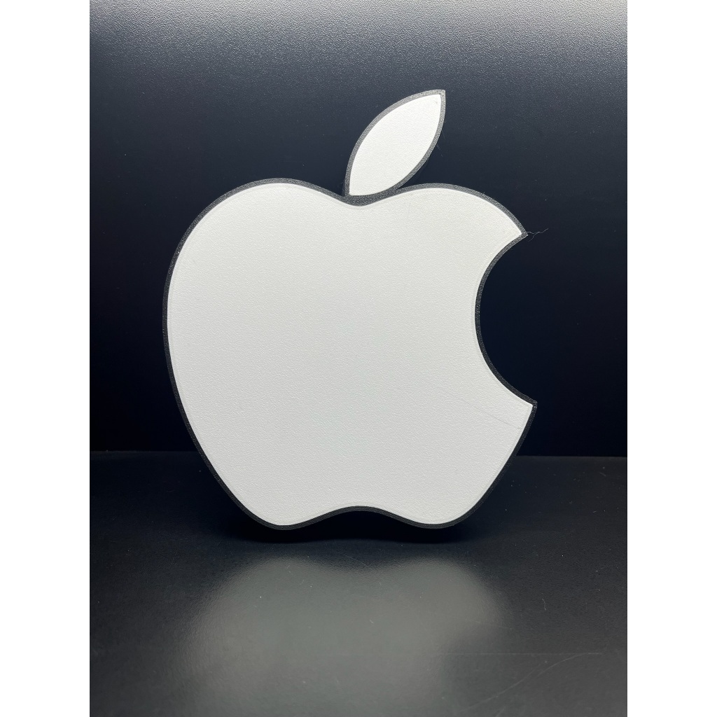 Luminaria de Mesa logo ícone Apple/Iphone Decoração de quarto logo 3D vitrine